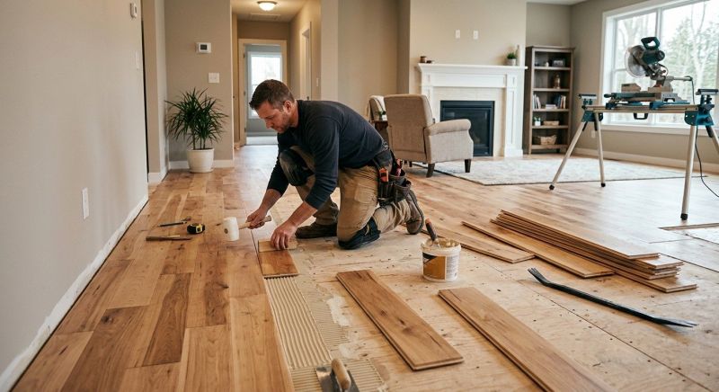 Engineered Wood Installation in Troy, OH