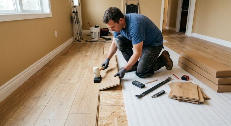 Laminate Floor Installation in New Carlisle, OH