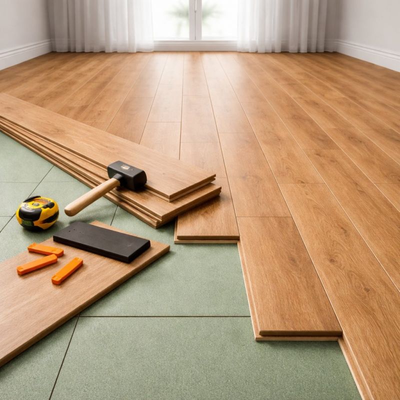 Laminate Floor Remodeling in Troy, OH