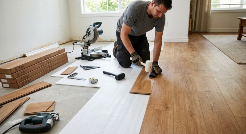 Laminate Floor Replacement in New Lebanon, OH