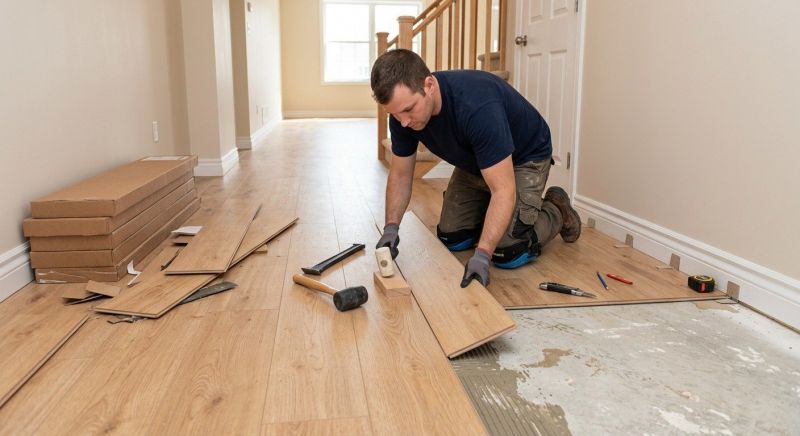 Laminate Floor Replacement in Shelby County, OH