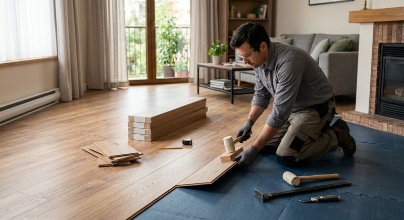 Laminate Floor Replacement in Tipp City, OH