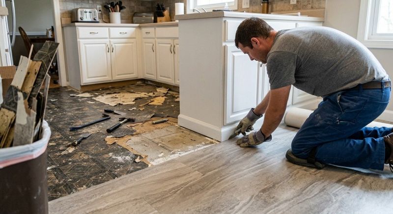 Linoleum Floor Installation in Clayton, OH
