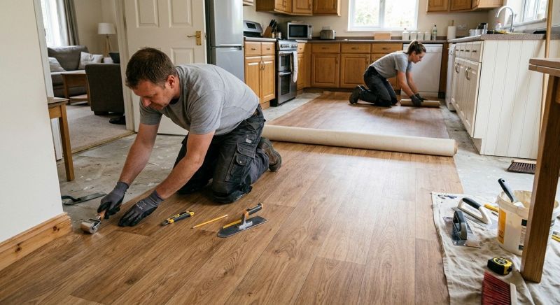 Linoleum Floor Installation in Troy, OH