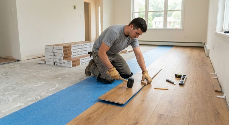 Lvt Flooring Installation in West Milton, OH