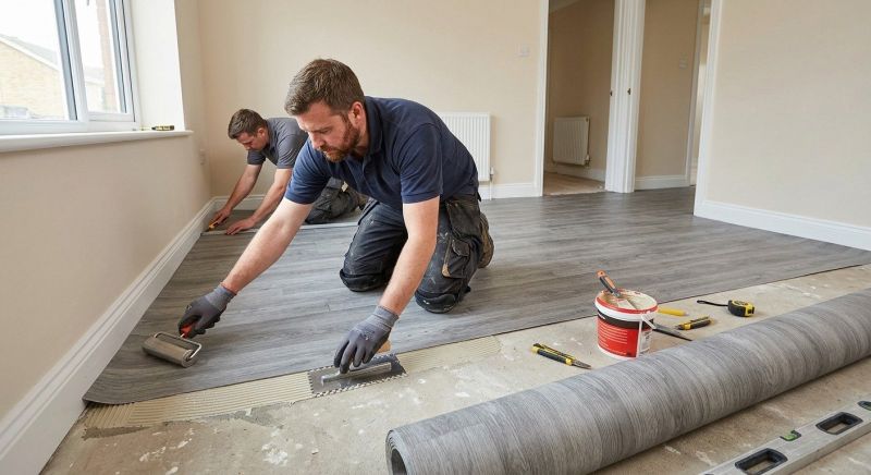Sheet Flooring Installation in Piqua, OH