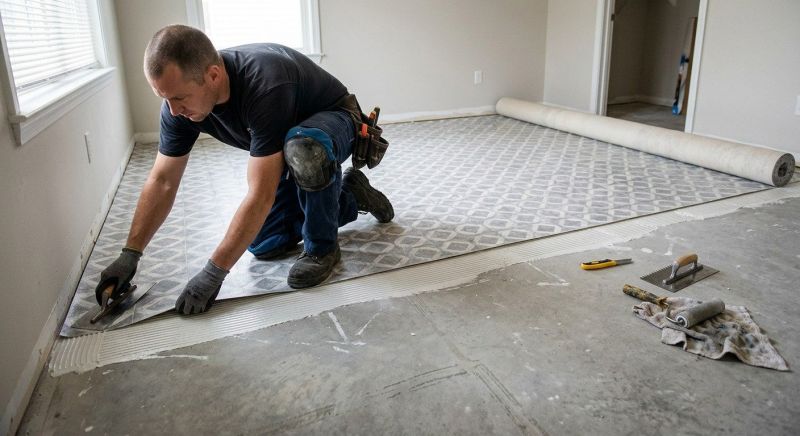 Sheet Vinyl Installation in Sidney, OH