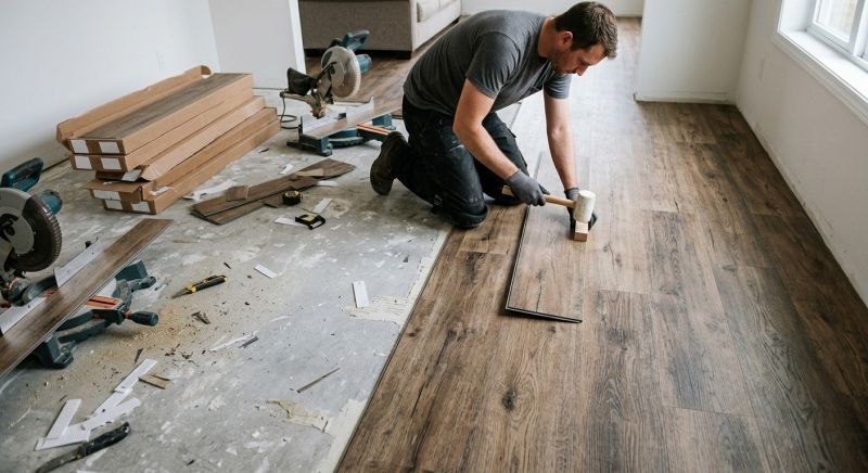 Vinyl Flooring Installation in Russia, OH