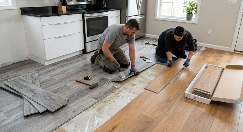 Vinyl Tile Replacement in Troy, OH