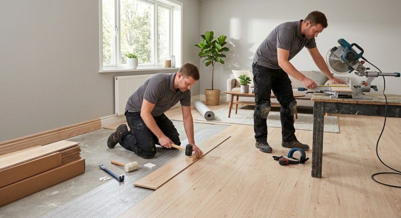 Wood Laminate Installation in Troy, OH